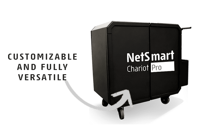 Netsmart chariot pro cleaning trolley is customizable and fully versatile